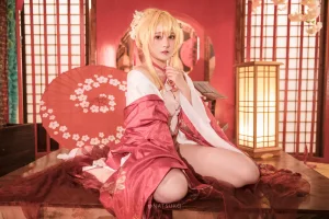 Natsuko_夏夏子《碧蓝航线 光荣凉夜香雪》主题写真：60张全套美图