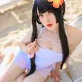 Natsuko_夏夏子《碧蓝航线 比叡泳装》主题写真：55张全套美图
