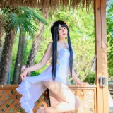 Natsuko_夏夏子《碧蓝航线 比叡泳装》主题写真：55张全套美图