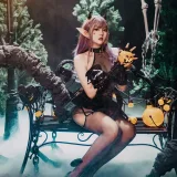 Natsuko_夏夏子《万圣小魔女》主题写真：52张全套美图，含1个视频