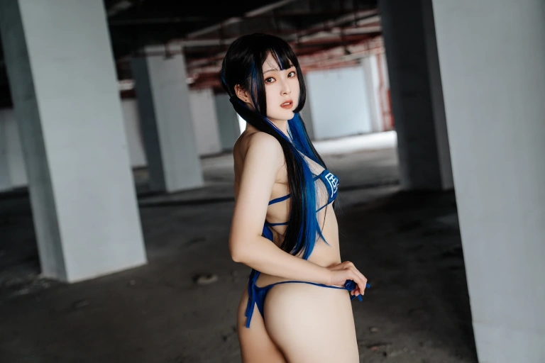 Natsuko_夏夏子《废墟风纪委员》主题写真：45张全套美图