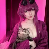 Natsuko_夏夏子《卡芙卡睡衣》主题写真：34张全套美图，含6个视频