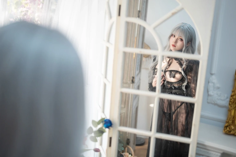 Natsuko_夏夏子《黑蝴蝶》主题写真：62张全套美图，含1个视频