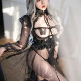Natsuko_夏夏子《黑蝴蝶》主题写真：62张全套美图，含1个视频