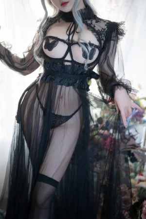 Natsuko_夏夏子《黑蝴蝶》主题写真：62张全套美图，含1个视频
