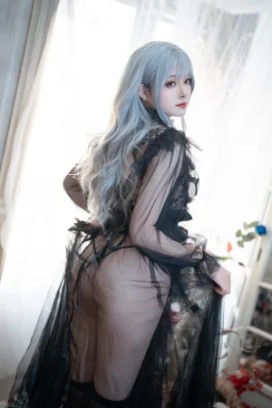 Natsuko_夏夏子《黑蝴蝶》主题写真：62张全套美图，含1个视频
