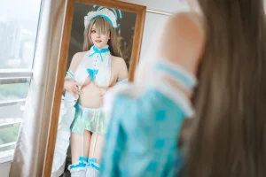 Natsuko_夏夏子《一之濑明日奈女仆同人》主题写真：70张全套美图，含5个视频