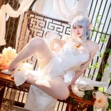 Natsuko_夏夏子《碧蓝航线 阿尔比恩旗袍》主题写真：52张全套美图