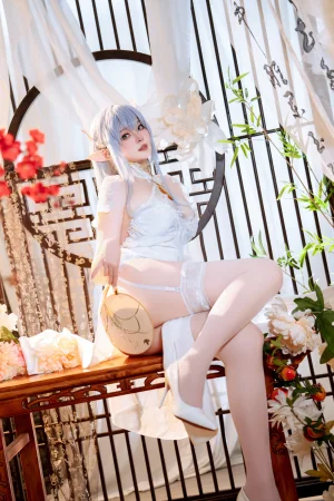 Natsuko_夏夏子《碧蓝航线 阿尔比恩旗袍》主题写真：52张全套美图