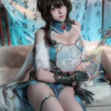 Natsuko_夏夏子《崩坏·星穹铁道 阮梅》主题写真：76张全套美图