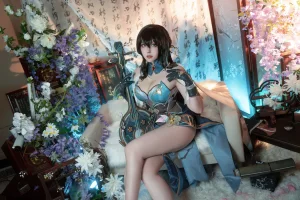 Natsuko_夏夏子《崩坏·星穹铁道 阮梅》主题写真：76张全套美图