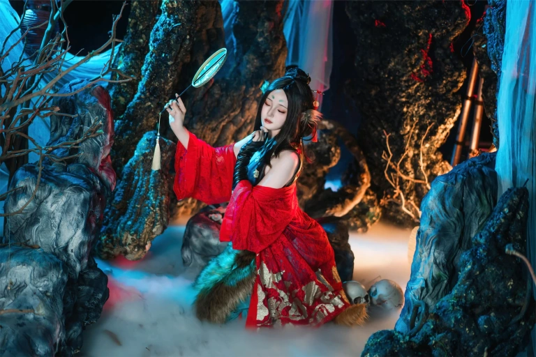 Natsuko_夏夏子《黑神话·悟空 萍萍》主题写真：76张全套美图