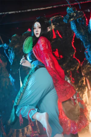 Natsuko_夏夏子《黑神话·悟空 萍萍》主题写真：76张全套美图