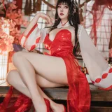 Natsuko_夏夏子《碧蓝航线 大山巫女兔》主题写真：70张全套美图
