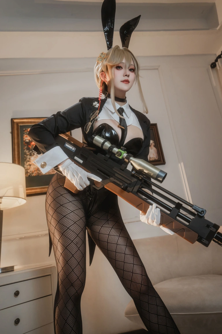 Natsuko_夏夏子《NIKKE 爱德·特工兔女郎》主题写真：86张全套美图，含4个视频