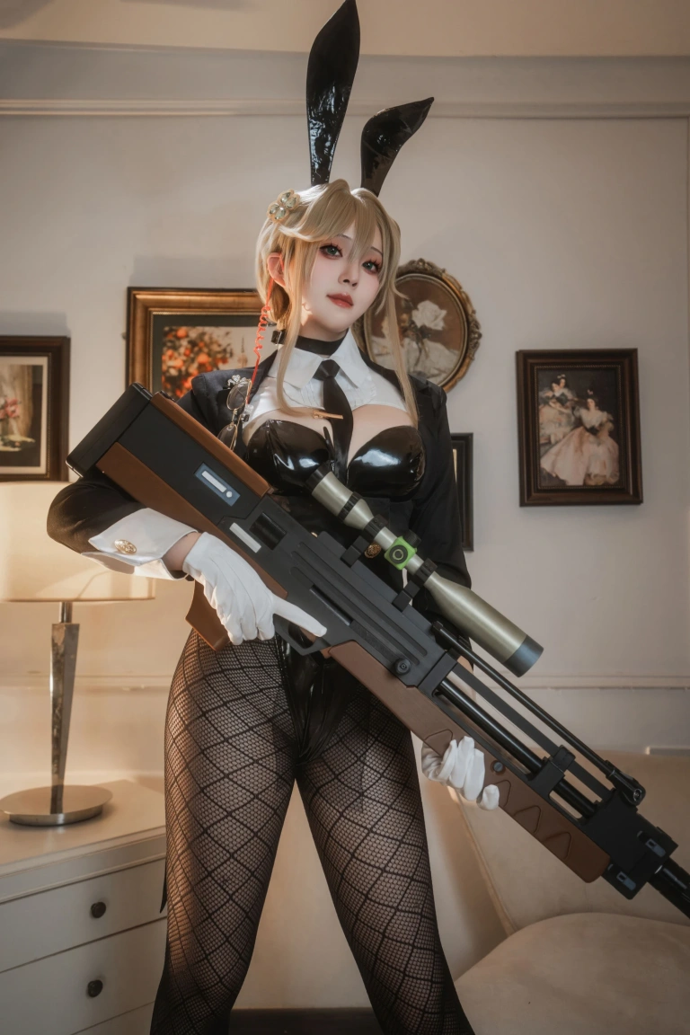 Natsuko_夏夏子《NIKKE 爱德·特工兔女郎》主题写真：86张全套美图，含4个视频