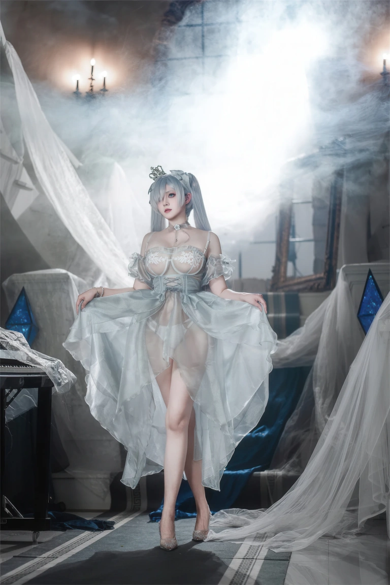 Natsuko_夏夏子《灰姑娘水晶公主Cinderella（NIKKE The Goddess of Victory）》主题写真：95张全套美图
