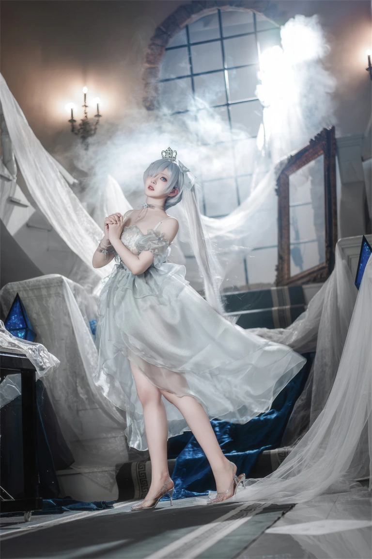 Natsuko_夏夏子《灰姑娘水晶公主Cinderella（NIKKE The Goddess of Victory）》主题写真：95张全套美图