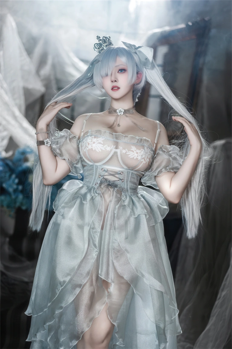 Natsuko_夏夏子《灰姑娘水晶公主Cinderella（NIKKE The Goddess of Victory）》主题写真：95张全套美图