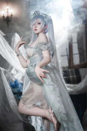 Natsuko_夏夏子《灰姑娘水晶公主Cinderella（NIKKE The Goddess of Victory）》主题写真：95张全套美图