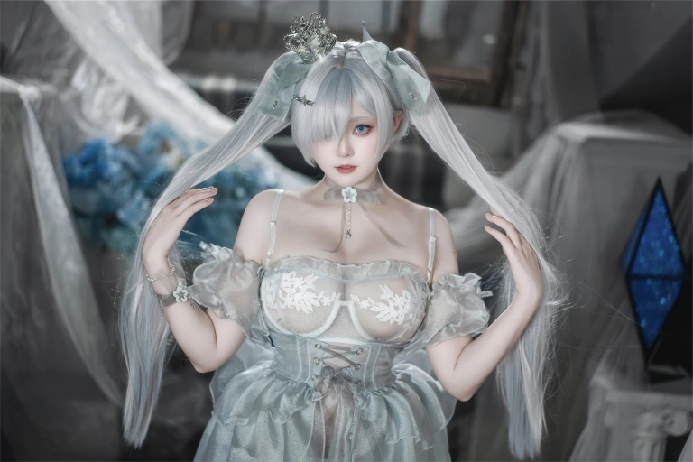 Natsuko_夏夏子《灰姑娘水晶公主Cinderella（NIKKE The Goddess of Victory）》主题写真：95张全套美图