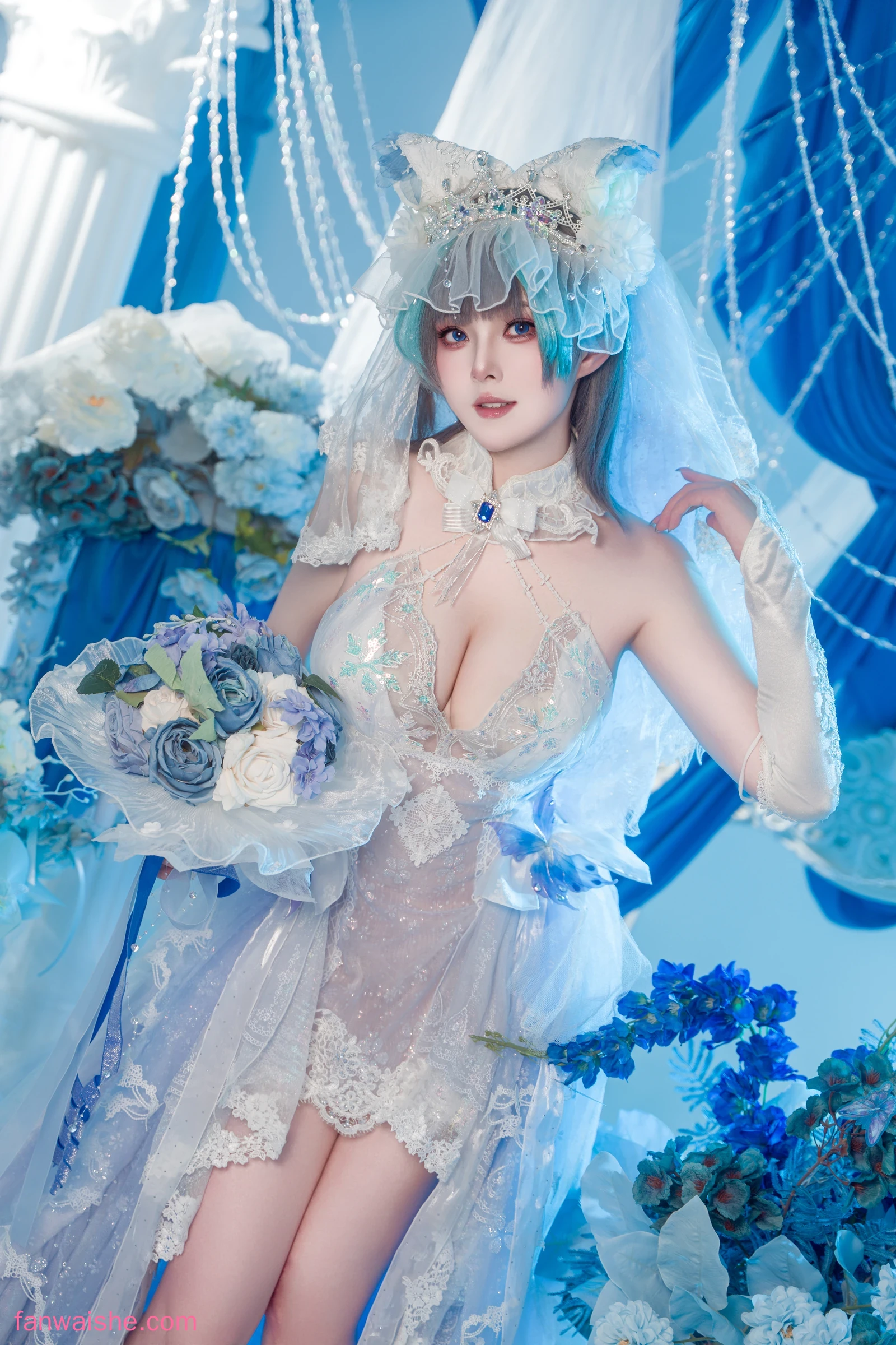 Natsuko_夏夏子 Natsuko_夏夏子 NO.088 - 碧蓝航线 柴郡婚纱