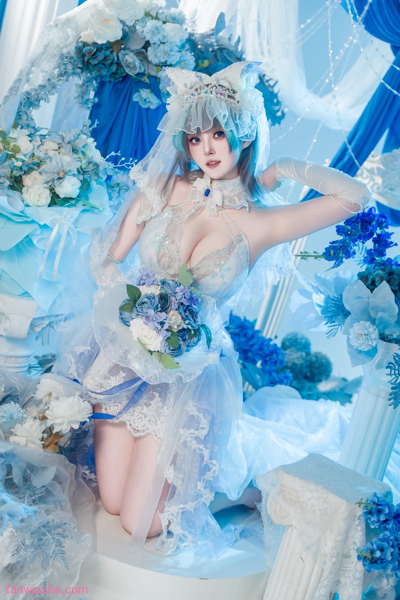 Natsuko_夏夏子 Natsuko_夏夏子 NO.088 - 碧蓝航线 柴郡婚纱