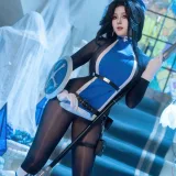 Natsuko_夏夏子《NIKKE 梅登·冰玫瑰》主题写真：71张全套美图