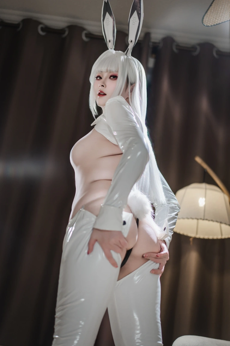 Natsuko_夏夏子《NIKKE 布兰儿 逆兔女郎》主题写真：81张全套美图