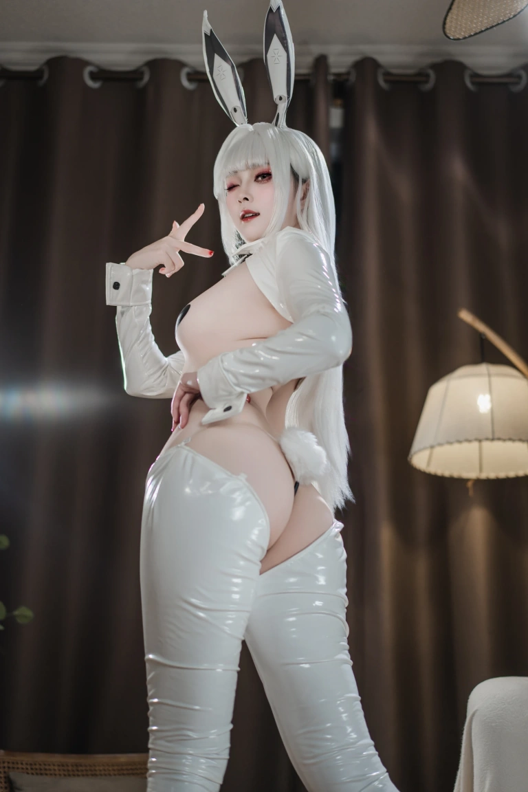 Natsuko_夏夏子《NIKKE 布兰儿 逆兔女郎》主题写真：81张全套美图