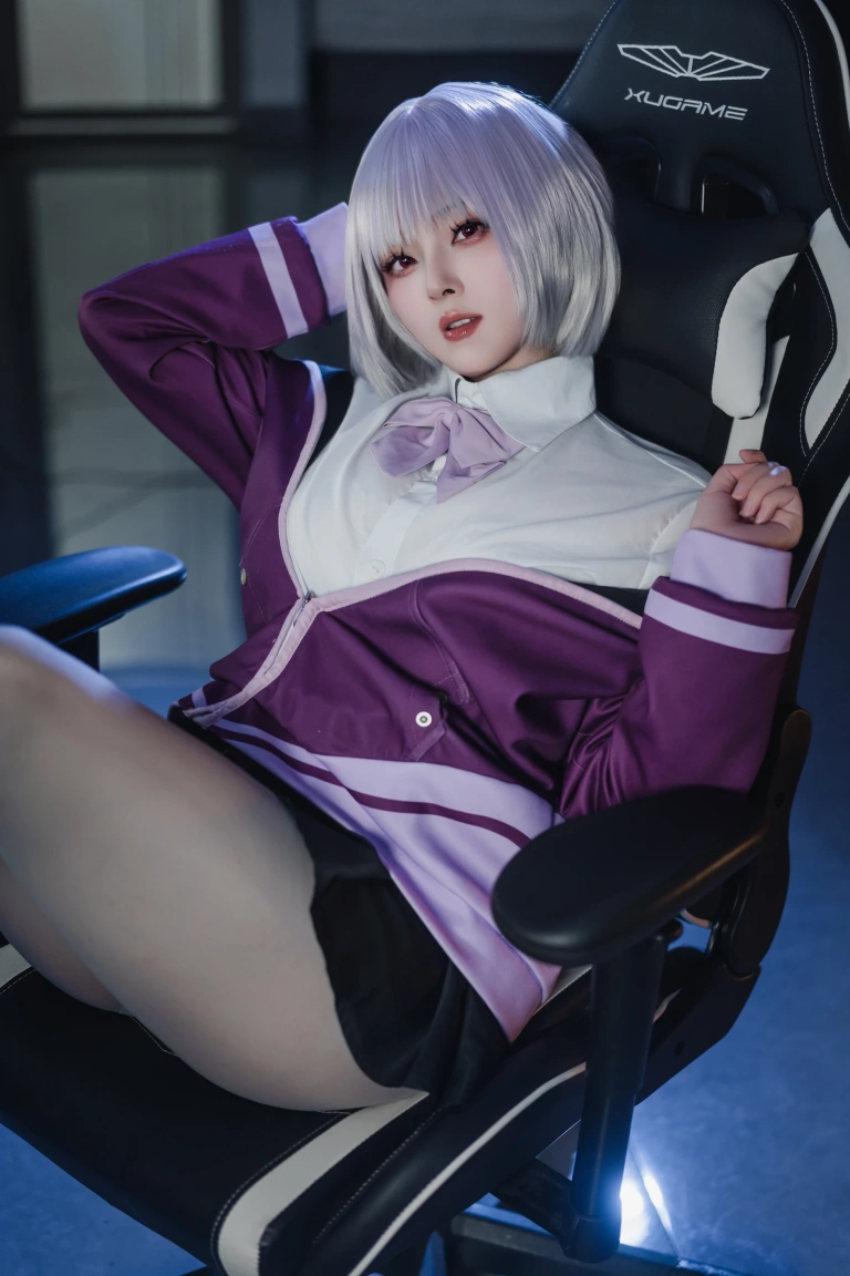 Natsuko_夏夏子《GRIDMAN 新条茜》主题写真：82张全套美图