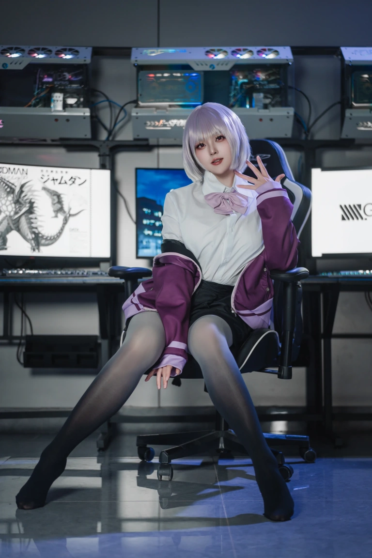 Natsuko_夏夏子《GRIDMAN 新条茜》主题写真：82张全套美图