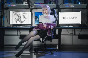 Natsuko_夏夏子《GRIDMAN 新条茜》主题写真：82张全套美图