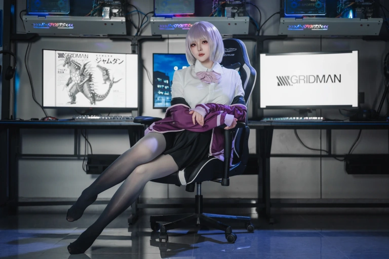 Natsuko_夏夏子《GRIDMAN 新条茜》主题写真：82张全套美图