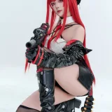 Natsuko_夏夏子《Nikke胜利女神 拉毗·小红帽》主题写真：77张全套美图