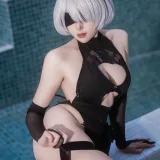 Natsuko_夏夏子《NIKKE×NieR 2B水着》主题写真：83张全套美图