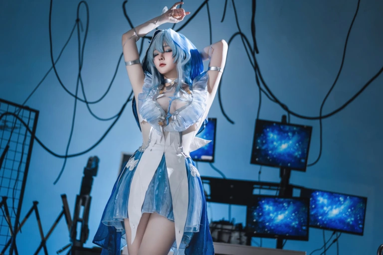 Natsuko_夏夏子《鸣潮 守岸人》主题写真：76张全套美图