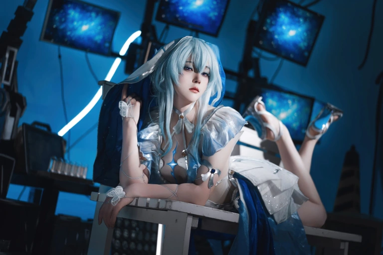 Natsuko_夏夏子《鸣潮 守岸人》主题写真：76张全套美图