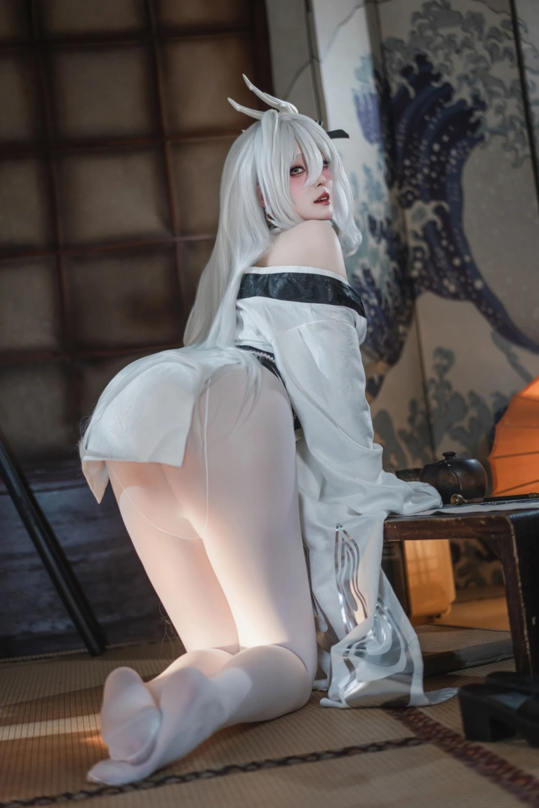 Natsuko_夏夏子《碧蓝航线 白凤和服》主题写真：87张全套美图