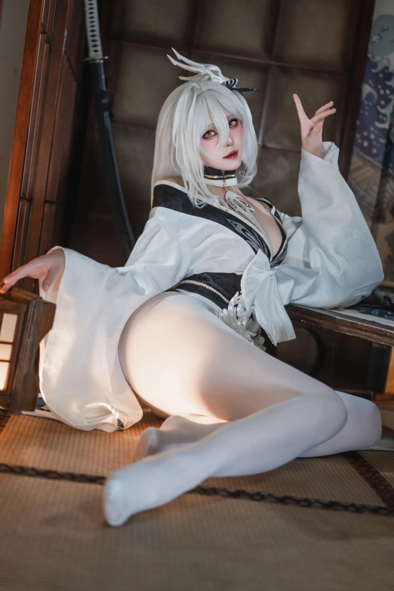 Natsuko_夏夏子《碧蓝航线 白凤和服》主题写真：87张全套美图