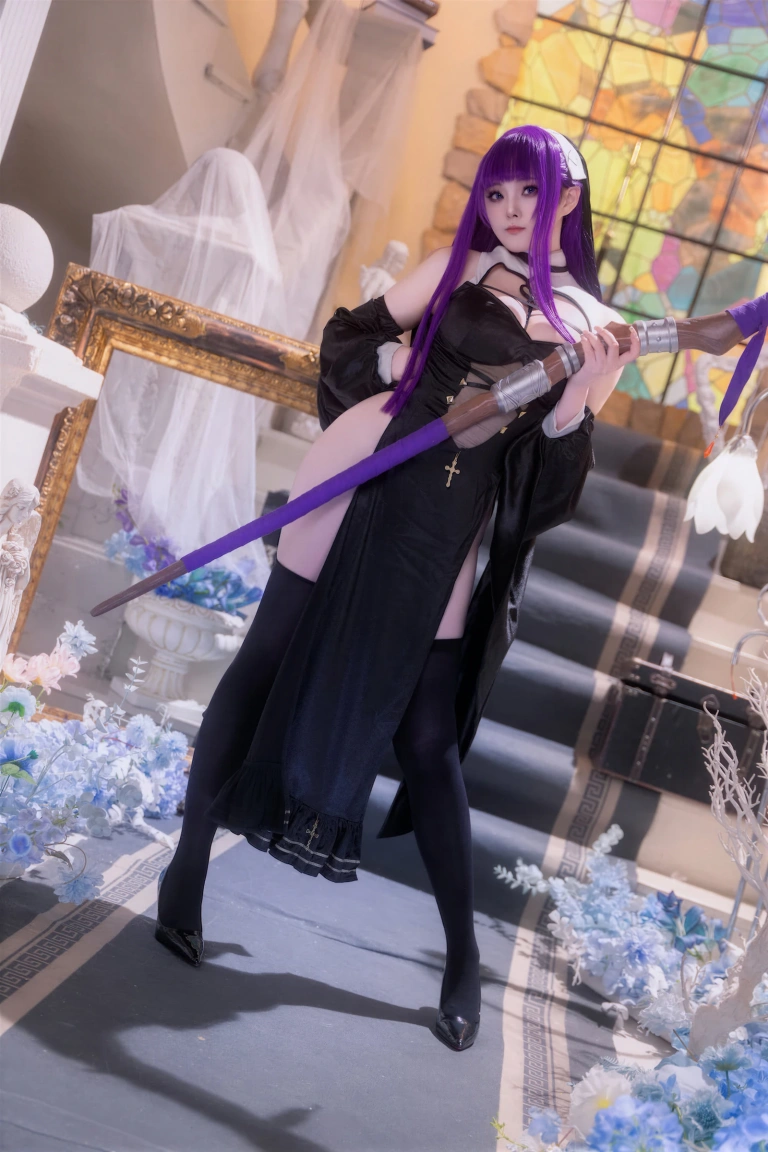 Natsuko_夏夏子《葬送的芙莉莲 菲伦 修女》主题写真：123张全套美图，含6个视频