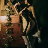 奈汐酱nice《黄昏》主题写真：18张全套美图