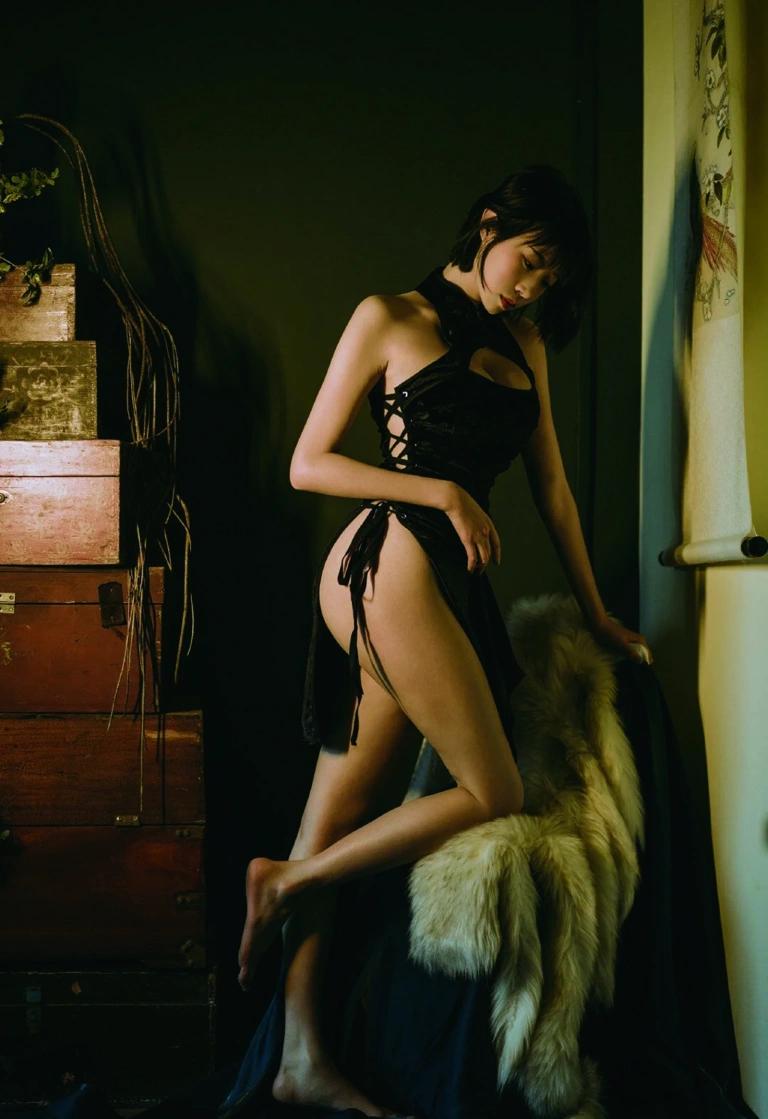 奈汐酱nice《黄昏》主题写真：18张全套美图