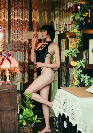 奈汐酱nice《黄昏》主题写真：18张全套美图