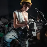 奈汐酱nice《咱们工人有力量》主题写真：35张全套美图