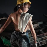 奈汐酱nice《咱们工人有力量》主题写真：35张全套美图