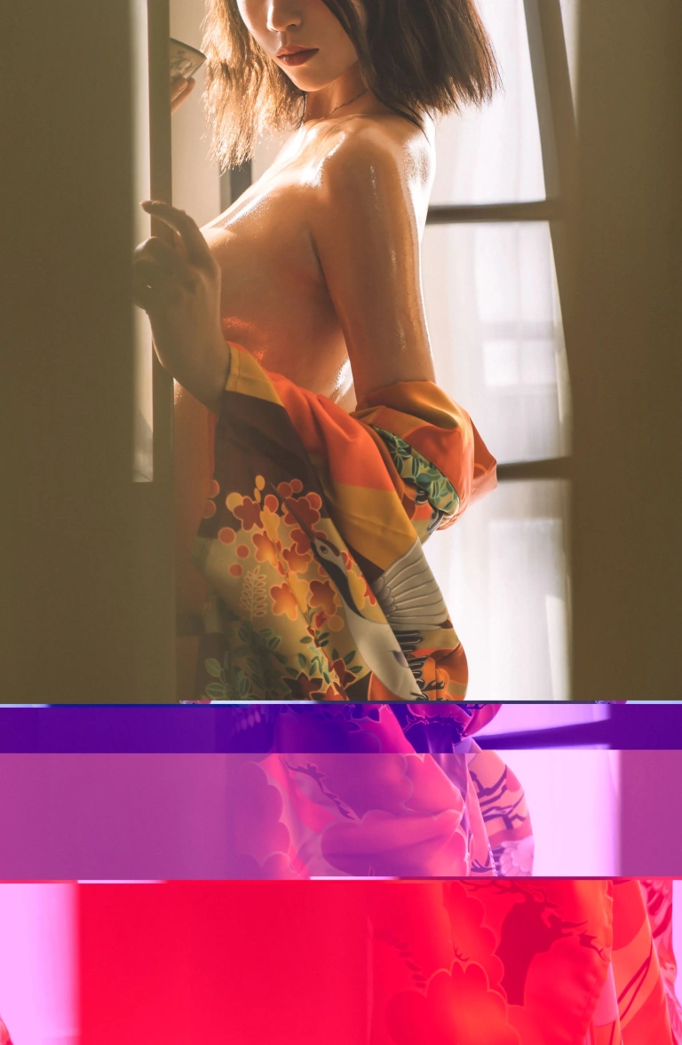 奈汐酱nice《消愁》主题写真：15张全套美图
