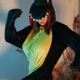 奈汐酱nice《哥斯拉》主题写真：55张全套美图