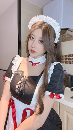 奈汐酱nice《奶鲜女仆》主题写真：58张全套美图，含6个视频