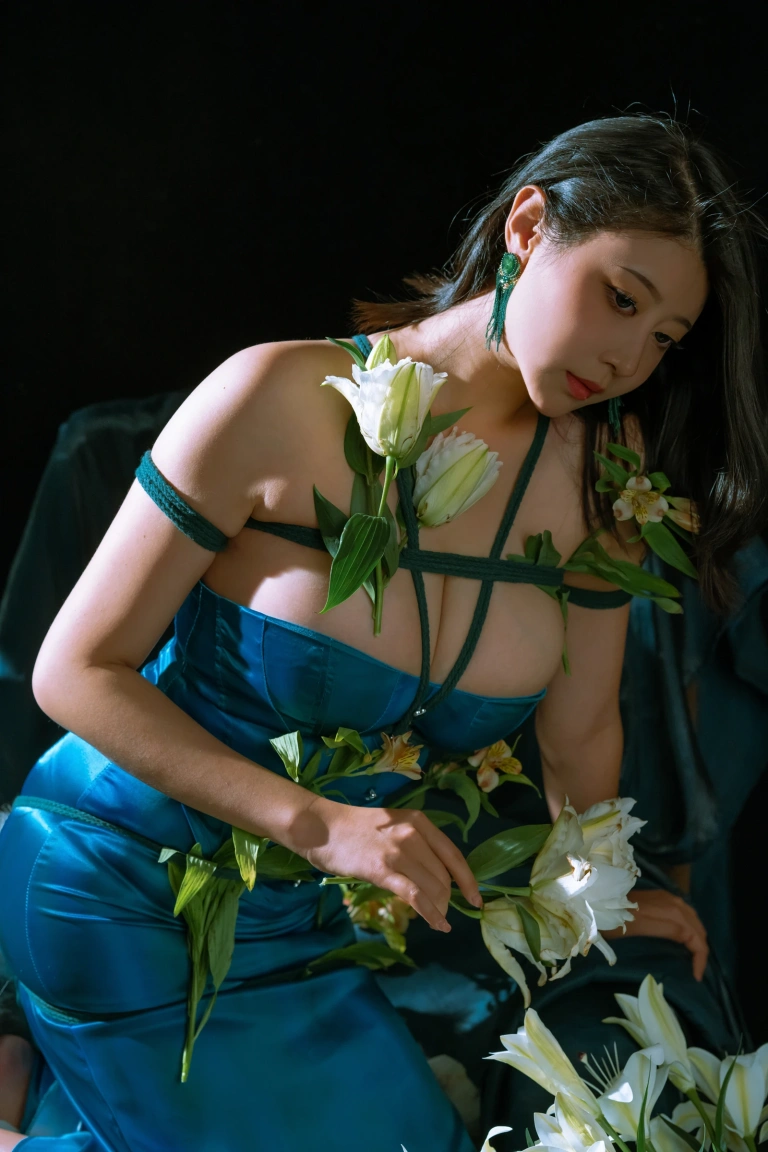奈汐酱nice&云溪溪《潮汐+月》主题写真：38张全套美图